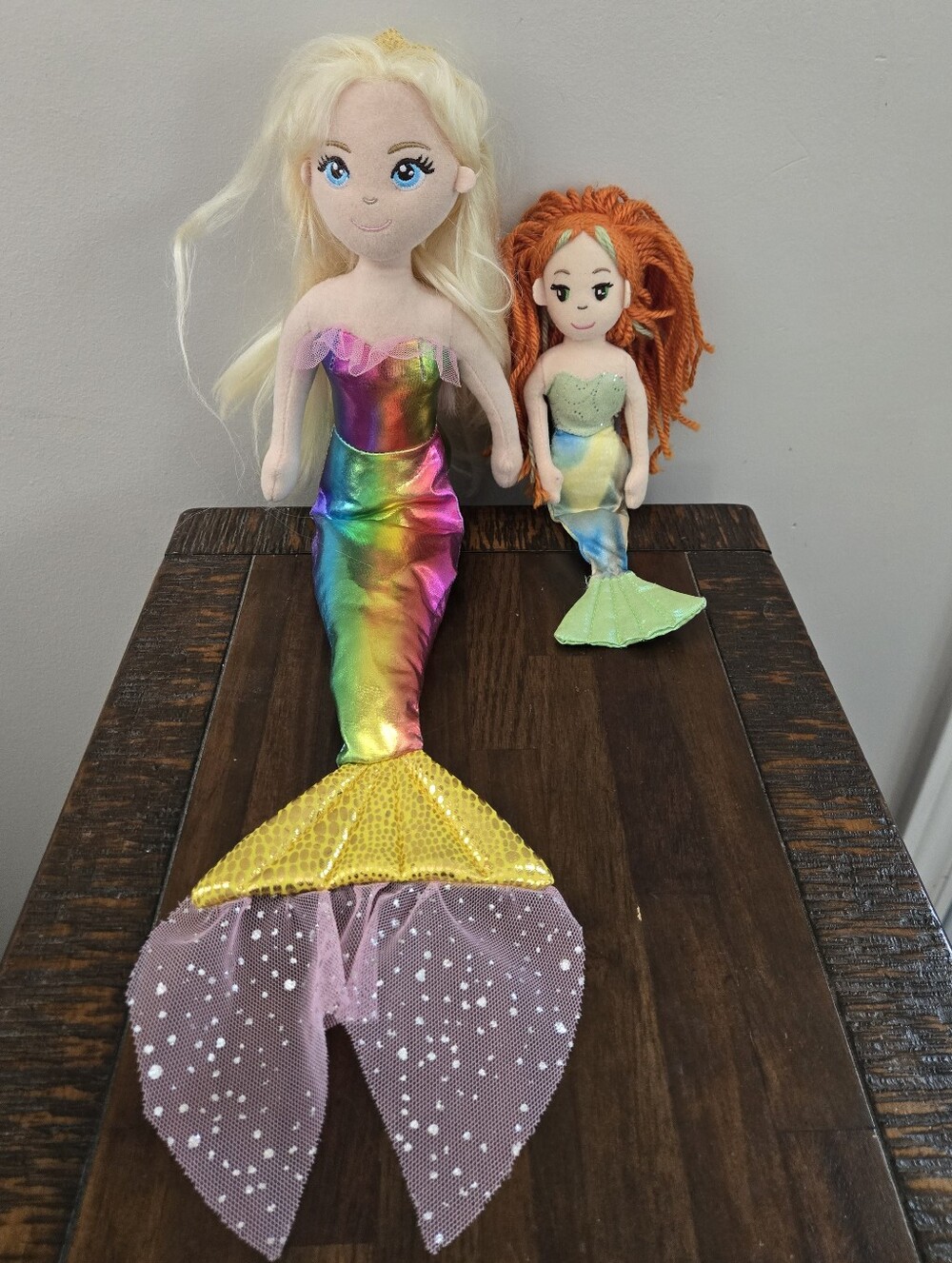 Aurora Plush Mermaid Dollsset Of 2